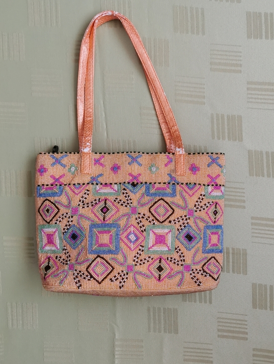 Fendi Handbags - FENDI luxury  vintage beaded tote bag .